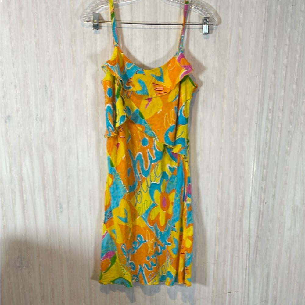 VINTAGE JAMS WORLD CHIC Y2k TANK DRESS MEDIUM j